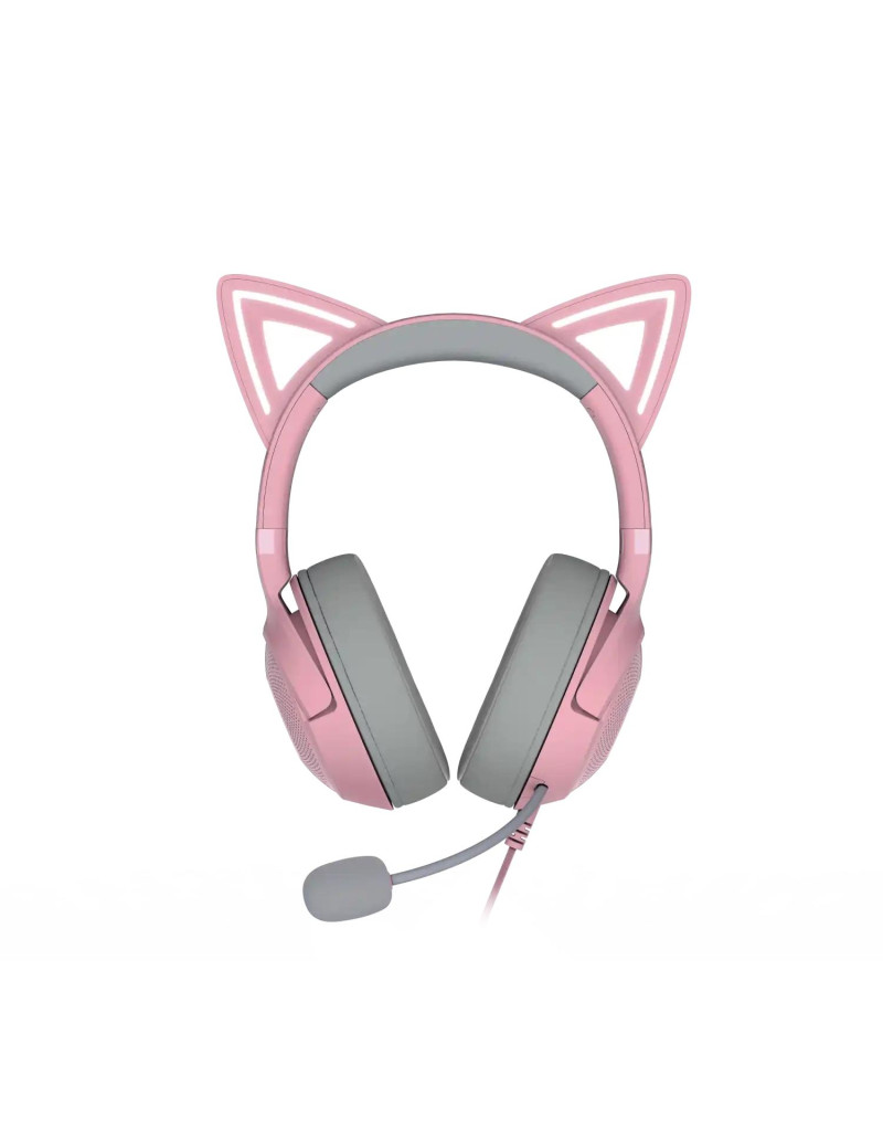 Slušalice sa mikrofonom RAZER Kraken Kitty V2 - Roze RGB - 1 Slušalice sa mikrofonom RAZER Kraken Kitty V2 - Roze RGB - 1
