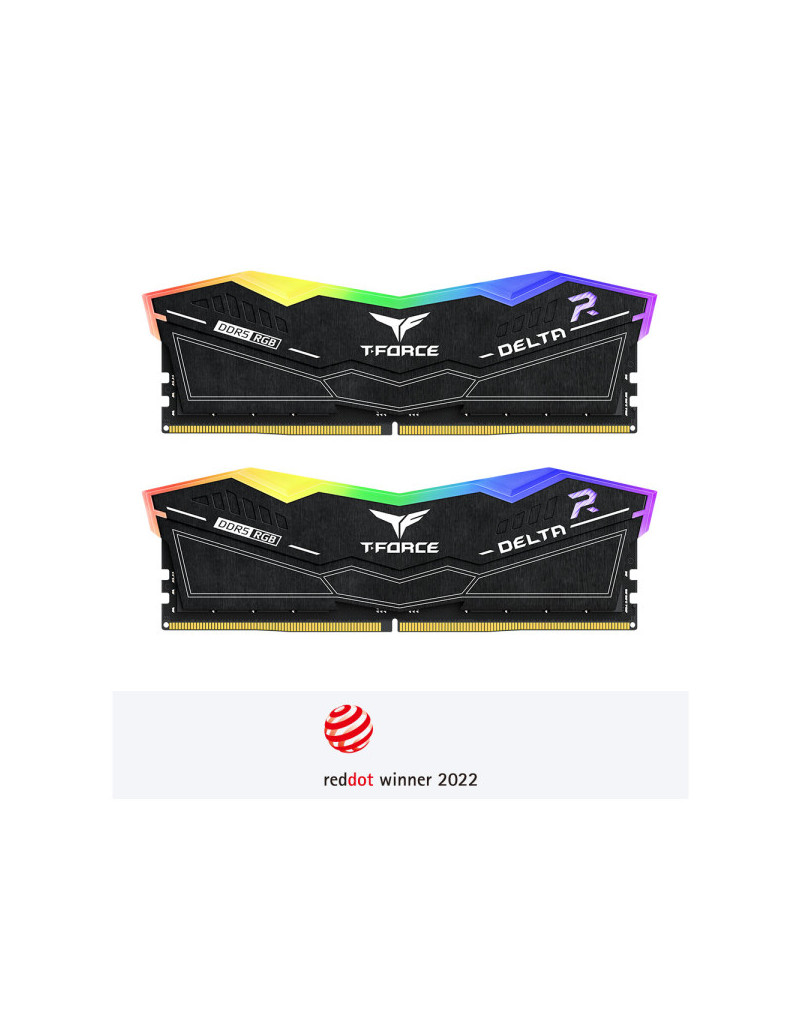 RAM DDR5 32GB (2x16GB) TeamGroup DELTA RGB 6000MHz CL30 FF3D532G6000HC30DC01  - 1
