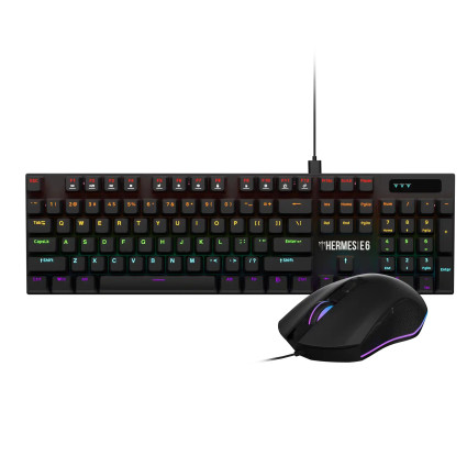 Tastatura mehanička + miš Gamdias Hermes E6  - 1