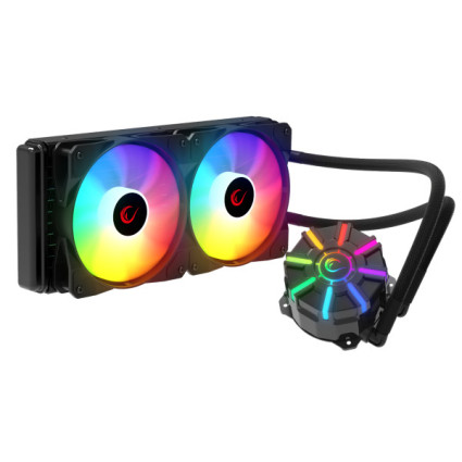 CPU Hladnjak Rampage Helios C2 Rainbow 240mm  - 1
