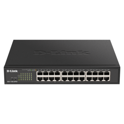 LAN Switch D-Link DGS-1100-24PV2/E 10/100/1000 24port/12PoE  - 1