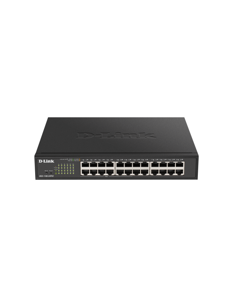 LAN Switch D-Link DGS-1100-24PV2/E 10/100/1000 24port/12PoE - 1 LAN Switch D-Link DGS-1100-24PV2/E 10/100/1000 24port/12PoE - 1