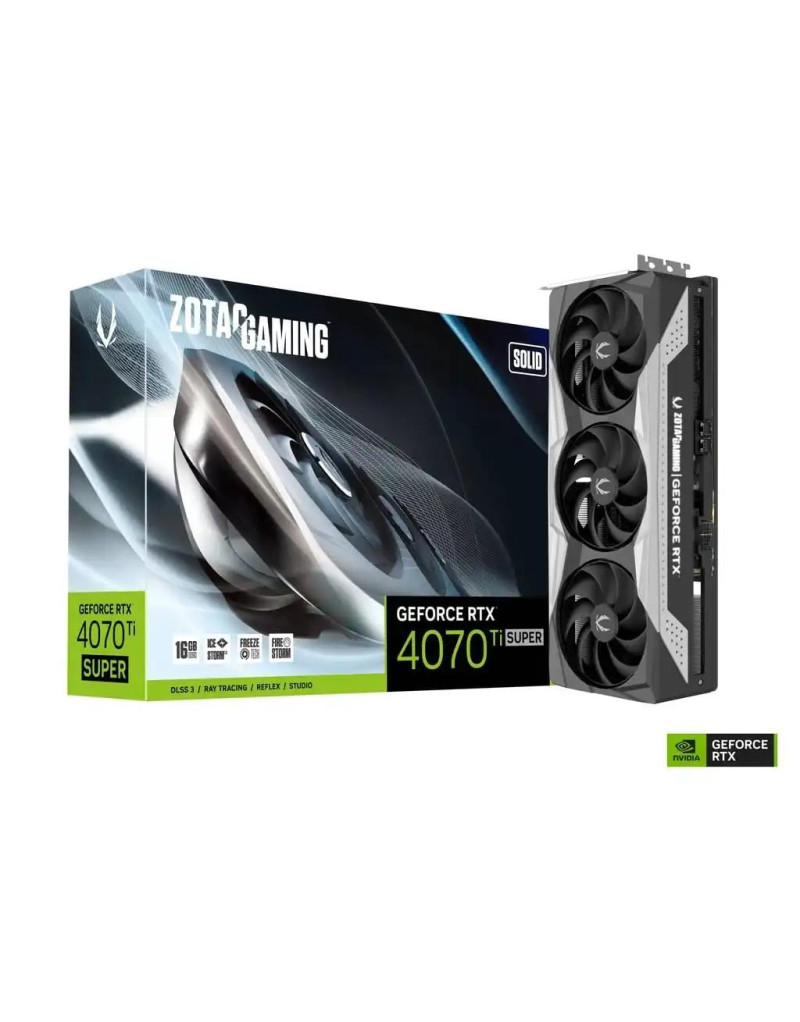Grafička karta Zotac GAMING GeForce RTX 4070 TiSuper Solid 16GB DDR6 256bit--- - 1 Grafička karta Zotac GAMING GeForce RTX 4070 TiSuper Solid 16GB DDR6 256bit--- - 1