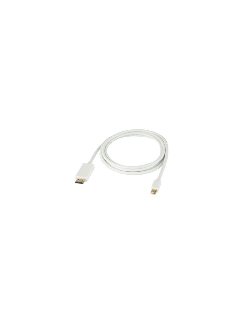 Mini DisplayPort (M) - HDMI (M)  (aktiv mod) 1.8m beli E-GREEN - 1