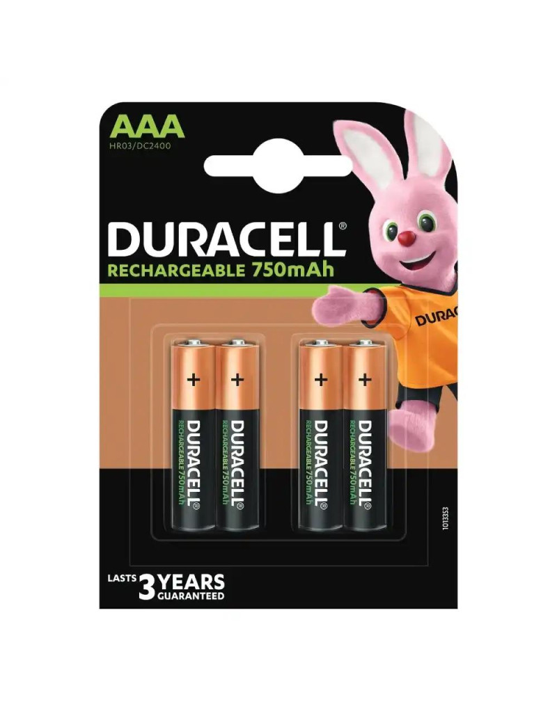 Punjiva baterija Duracell AAA 750mAh-pak 4 kom- - 1 Punjiva baterija Duracell AAA 750mAh-pak 4 kom- - 1