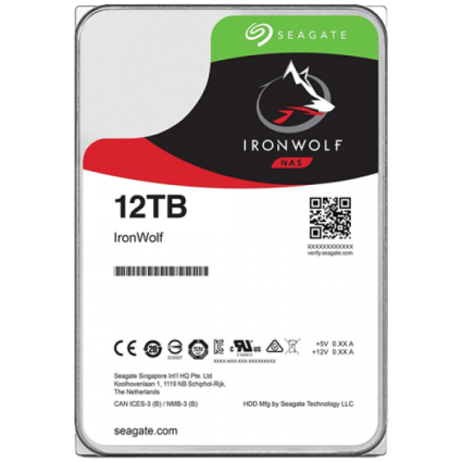 HDD Seagate 12TB ST12000VN0008 3.5 5900 256M IronWolf VN008  - 1