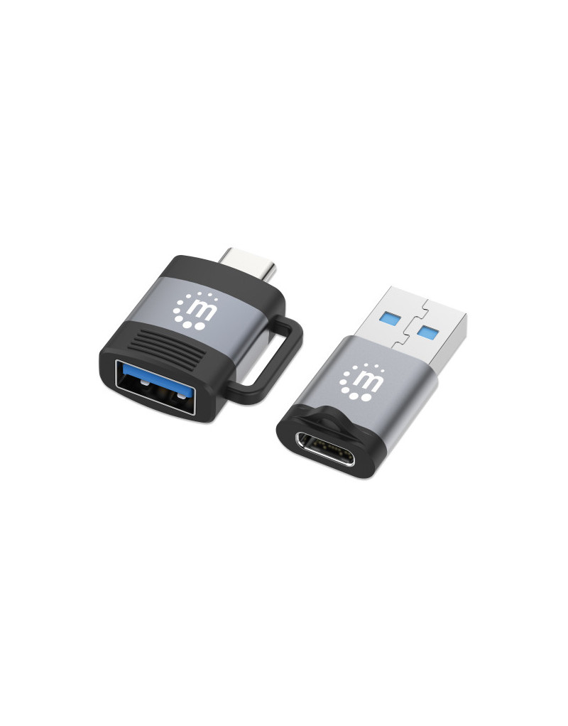Adapter Manhattan 356329 USB 3.0 - USB-C M/F - F/M set 2 adaptera - 1 Adapter Manhattan 356329 USB 3.0 - USB-C M/F - F/M set 2 adaptera - 1
