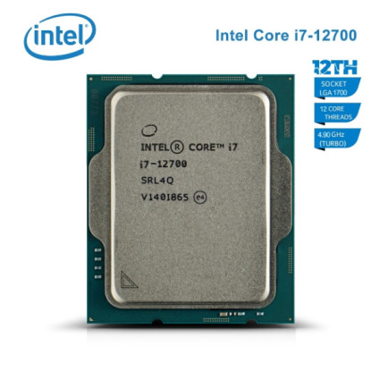 CPU s1700 INTEL Core i7-12700 12-Core up to 4.90GHz Tray  - 1