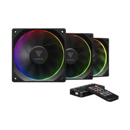 Case Cooler 3x120mm Gamdias Aeolus M3-1203R  - 1