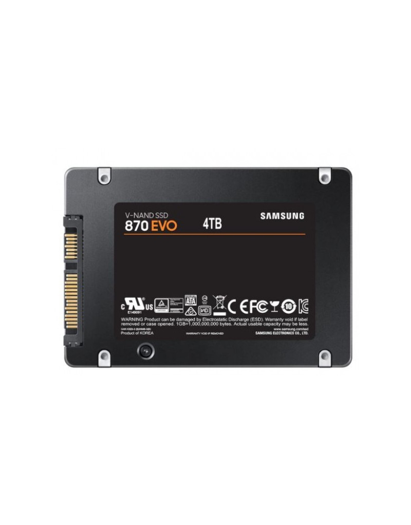 SSD 2.5" SATA 4TB Samsung 870 EVO 560/530MBs, MZ-77E4T0B/EU - 1 SSD 2.5" SATA 4TB Samsung 870 EVO 560/530MBs, MZ-77E4T0B/EU - 1