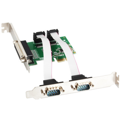 PCI Express kontroler 2xSerial + 1 Parallel E-GREEN - 1