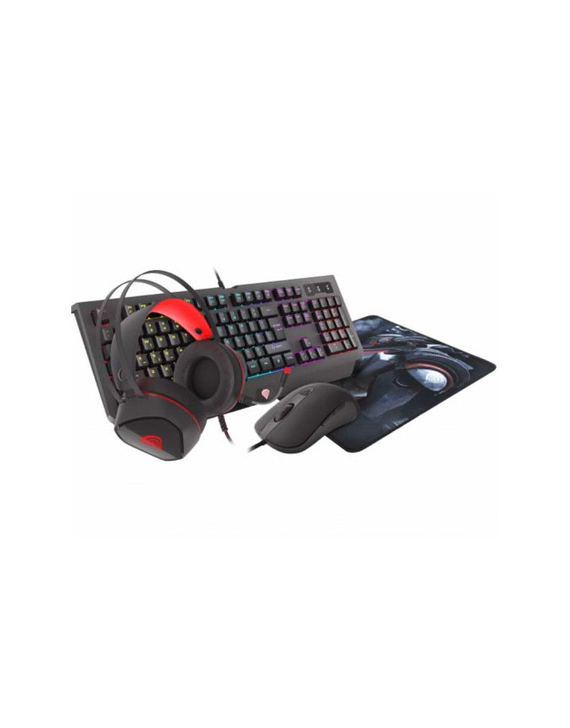 Tastatura + miš + slušalice + podloga Genesis Cobalt 330 RGB