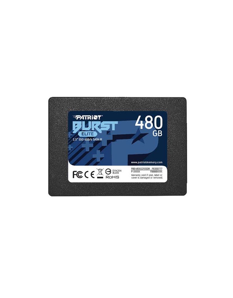 SSD 2.5 SATA3 6Gb/s 480GB Patriot Burst Elite 450MBs/320MBs