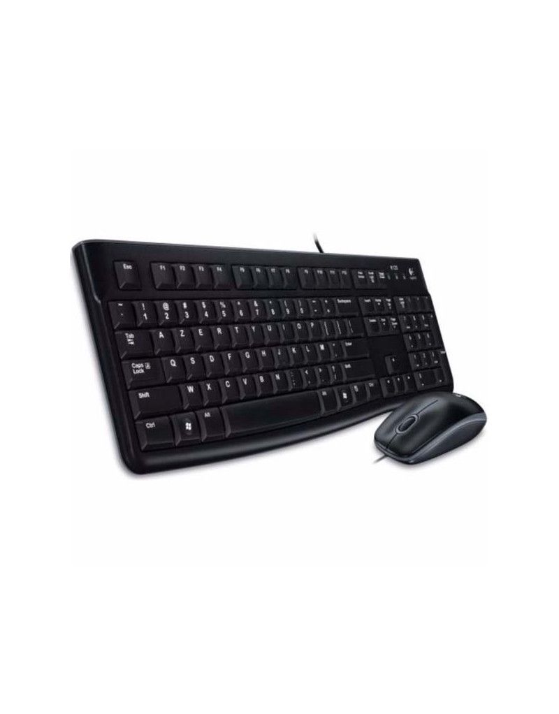 Tastatura + miš Logitech Deluxe MK120 USB YU black