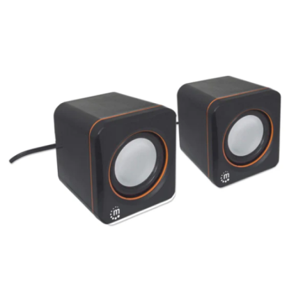 Zvučnici 2.0 Manhattan 161435, 6W black  - 1
