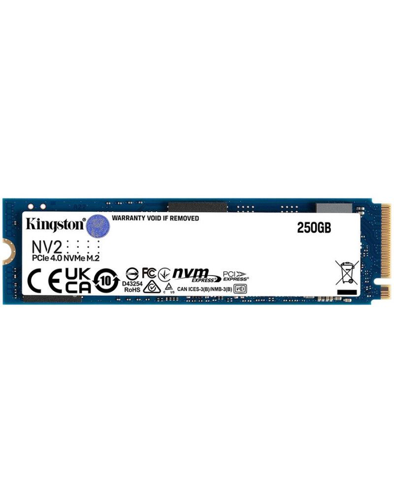 Kingston 250GB NV2 M 2 2280 PCIe 4 0 NVMe SSD, up to
