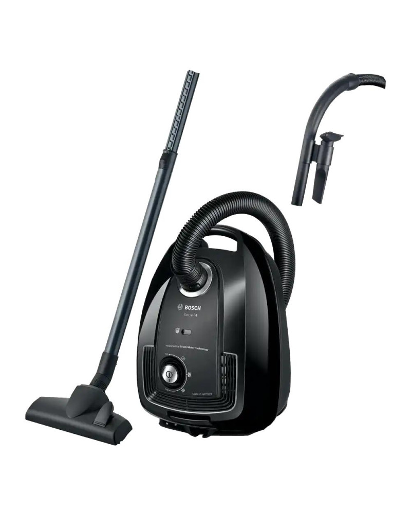 Usisivač Bosch BGB38BA1/snaga 600W/sa kesom/crni  - 1
