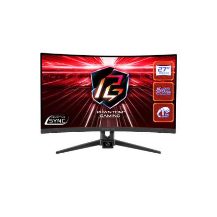 Monitor 27" AsRock PG27F15RS1A VA 1920x1080/240Hz/1ms/HDMIx2/DP/zvučnici  - 1