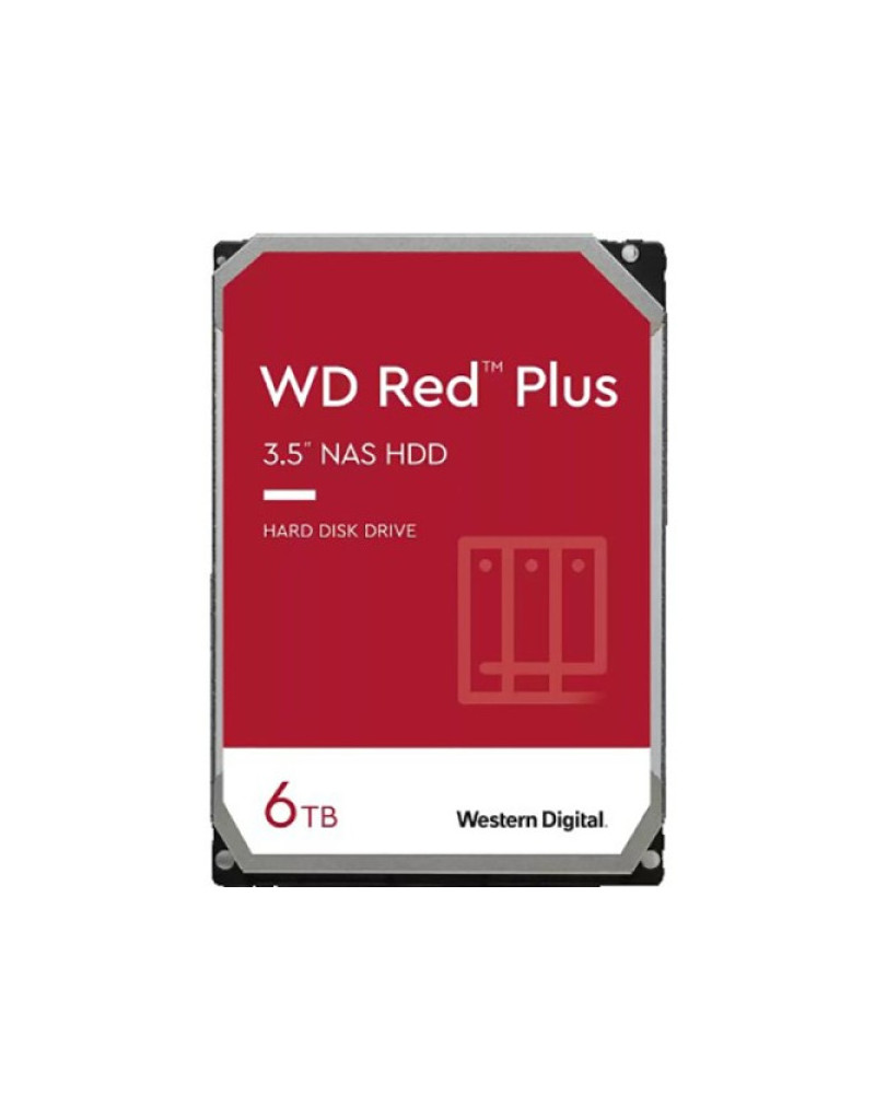 HDD WD 6TB WD60EFPX Red Plus 5400RPM 256MB  - 1