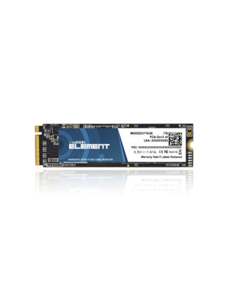 SSD M.2 NVMe 1TB Mushkin Element 2000Mbs/1600Mbs MKNSSDEV1TB-D8 - 1 SSD M.2 NVMe 1TB Mushkin Element 2000Mbs/1600Mbs MKNSSDEV1TB-D8 - 1