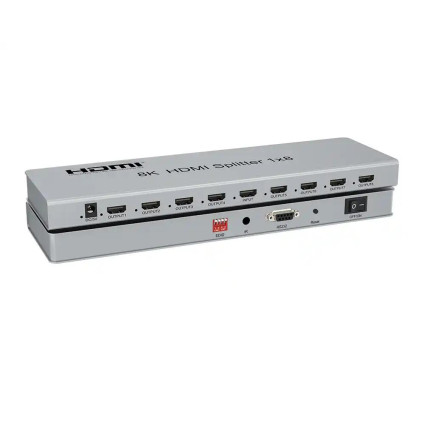HDMI spliter 1/8 1080P 3D V1-4 aktivni KT-HSP 1-8 Kettz  - 1