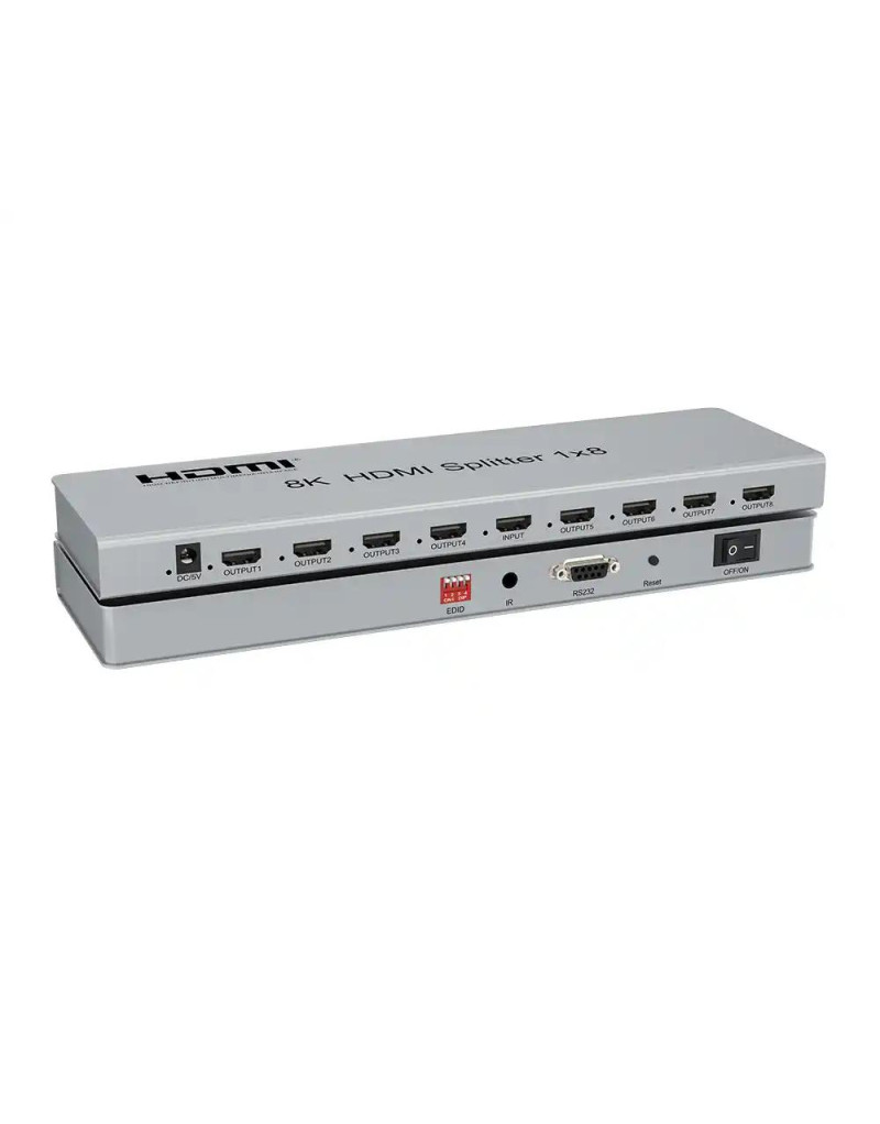 HDMI spliter 1/8 1080P 3D V1-4 aktivni KT-HSP 1-8 Kettz - 1 HDMI spliter 1/8 1080P 3D V1-4 aktivni KT-HSP 1-8 Kettz - 1