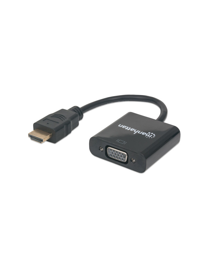 Adapter Manhattan 151467 HDMI/M - VGA/F  - 1