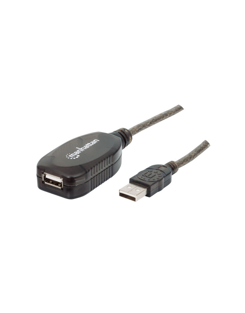 Kabl Manhattan 150248 USB-A M/F 2.0/480Mbps/produžni aktivni/10m  - 1