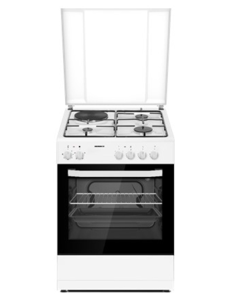 Kombinovani štednjak HEINNER HFSC-S56E1HSWH 1xstruja/3xGas/50cm - 1 Kombinovani štednjak HEINNER HFSC-S56E1HSWH 1xstruja/3xGas/50cm - 1