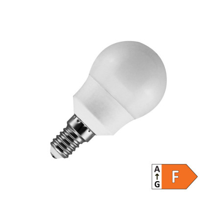 LED sijalica lopta toplo bela 8W