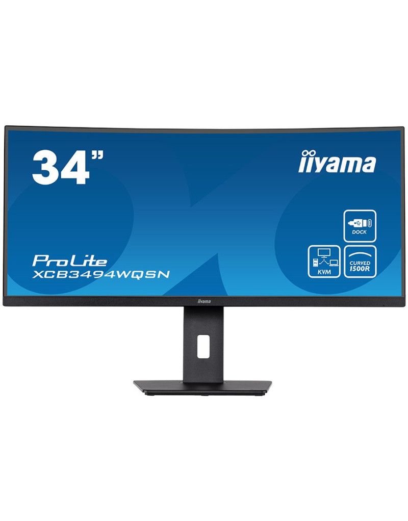 iiyama 34" ETE UW IPS-panel, 3440x1440 120Hz, 300cd/m², 0,4ms