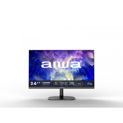 Monitor 23.8" Aiwa MF2405-B IPS 1920x1080/75Hz/5ms/HDMI/VGA/VESA  - 1