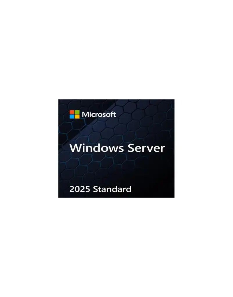  Microsoft Windows Server Standard 2025 64bit English 1pk DSP OEI DVD 16 core---  - 1