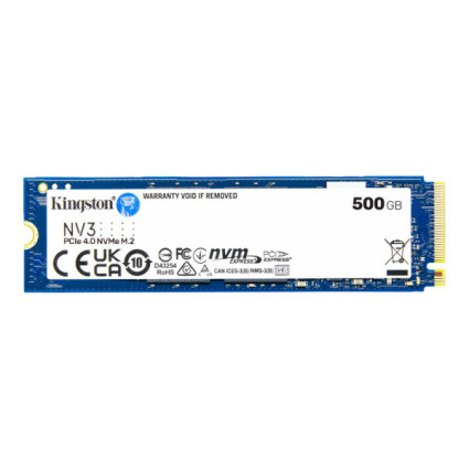 SSD M.2 NVMe Kingston NV3 500GB, Gen.4 SNV3S/500G  - 1
