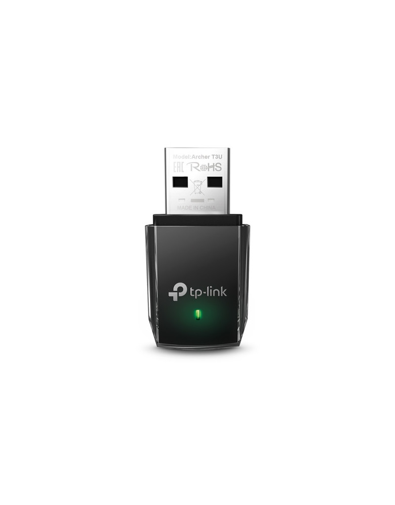Adapter TP-LINK ARCHER T3U AC1300 Mini Wireless M U-MIMO USB - 1 Adapter TP-LINK ARCHER T3U AC1300 Mini Wireless M U-MIMO USB - 1