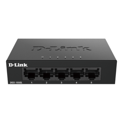 LAN Switch D-Link DGS-105GL 10/100/1000 5port Metal Gigabit  - 1