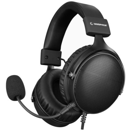 Slušalice sa mikrofonom Rampage RM-K99 X-PIKE 7.1 USB+3.5mm crne  - 1