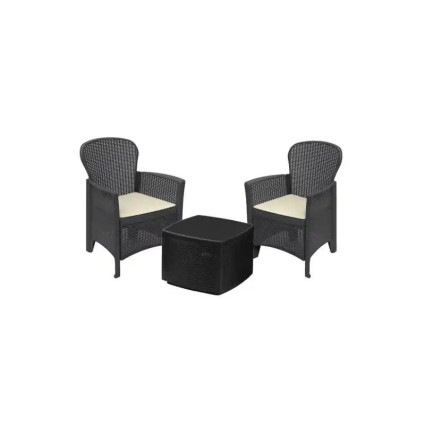 Baštenski set Rama antracit Linea Rattan  - 1