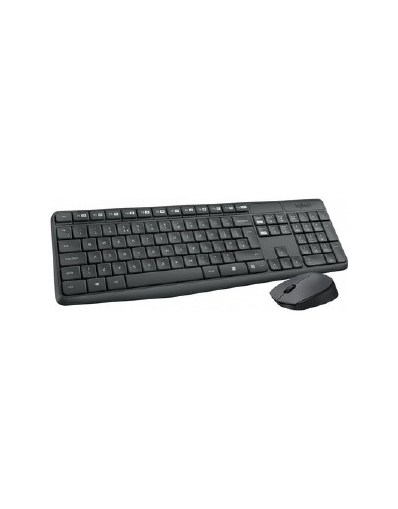 Tast+mis Logitech MK235 Wireless USB Gray US 920-007931 - 1 Tast+mis Logitech MK235 Wireless USB Gray US 920-007931 - 1