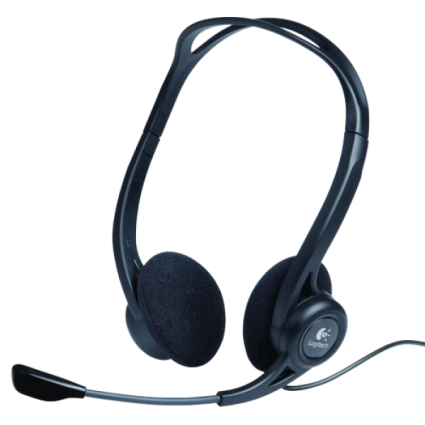 Slušalice sa mikrofonom Logitech Headset PC960 USB 981-000100  - 1