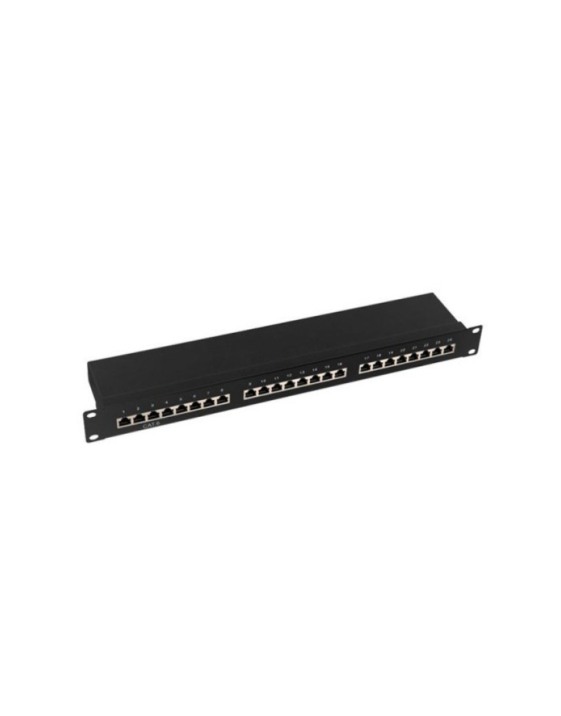 Patch panel OWIRE 19"/1U Cat6A/FTP/24 port - 1 Patch panel OWIRE 19"/1U Cat6A/FTP/24 port - 1