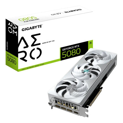  Grafička karta Gigabyte GeForce RTX 5080 16GB AEROOC GV-N5080AERO OC-16GD 16GB---  - 1