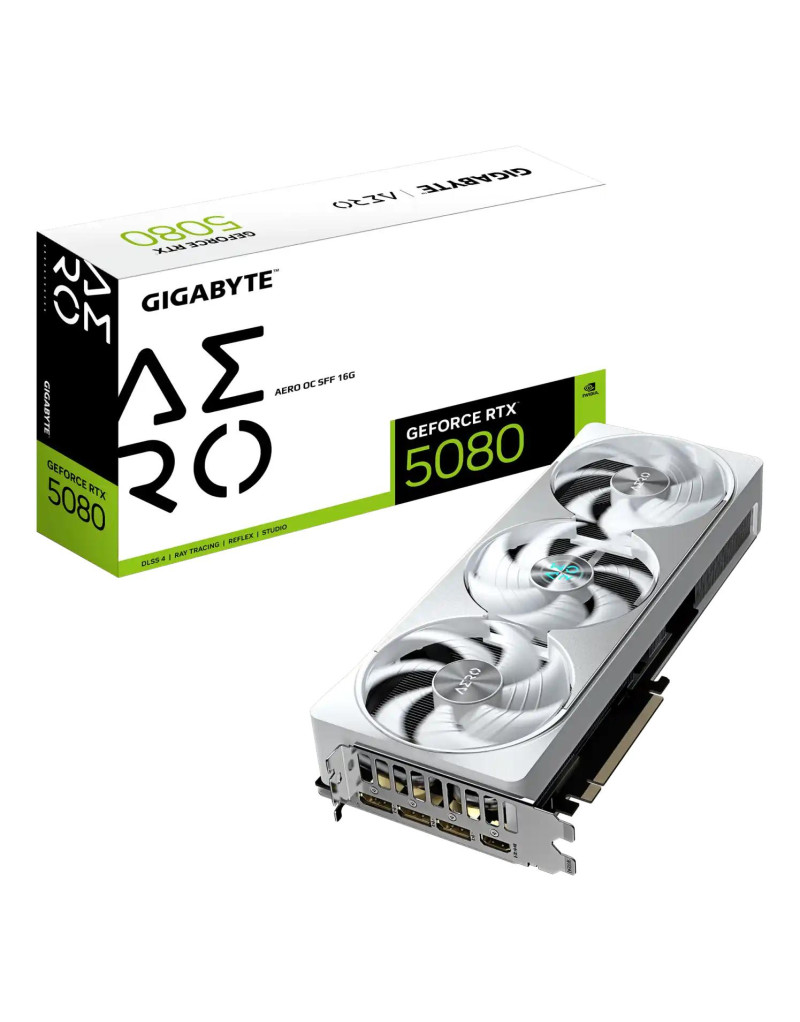 Grafička karta Gigabyte GeForce RTX 5080 16GB AEROOC GV-N5080AERO OC-16GD 16GB--- - 1 Grafička karta Gigabyte GeForce RTX 5080 16GB AEROOC GV-N5080AERO OC-16GD 16GB--- - 1