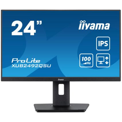 Monitor 23.8" Iiyama XUB2492QSU-B1 IPS 2560x1440/100Hz/0.5ms/HDMI/DP/USB/zvučni  - 1