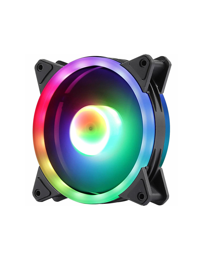 Ventilator Raptor F410 120x120mm RGB DualRing 6pin connector - 1 Ventilator Raptor F410 120x120mm RGB DualRing 6pin connector - 1