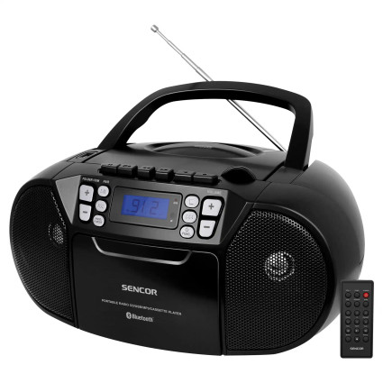 Radio CD Player SENCOR SPT 3907 B CD/ BT/ MP3/USB/AUX 3,5mm  - 1