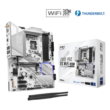 MB s1851 AsRock Z890 PRO RS WIFI WHITE  - 1