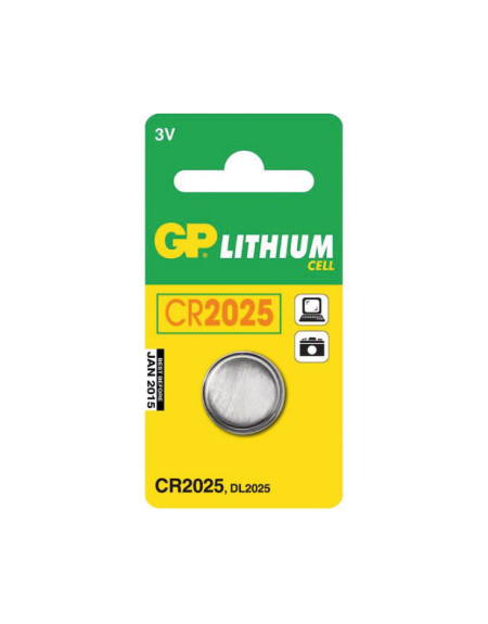  dugmasta baterija CR2025 GP - 1