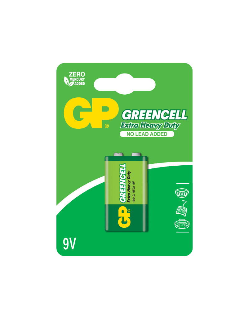 GP cink-oksid baterija 9V