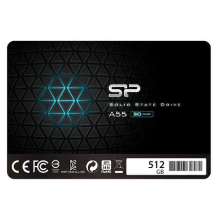 SSD 2.5" SATA SiliconPower A55 512GB, SP512GBSS3A55S25  - 1